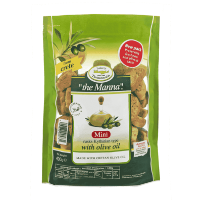Μαννα Mini Olive Oil Rusk Kythira 400g