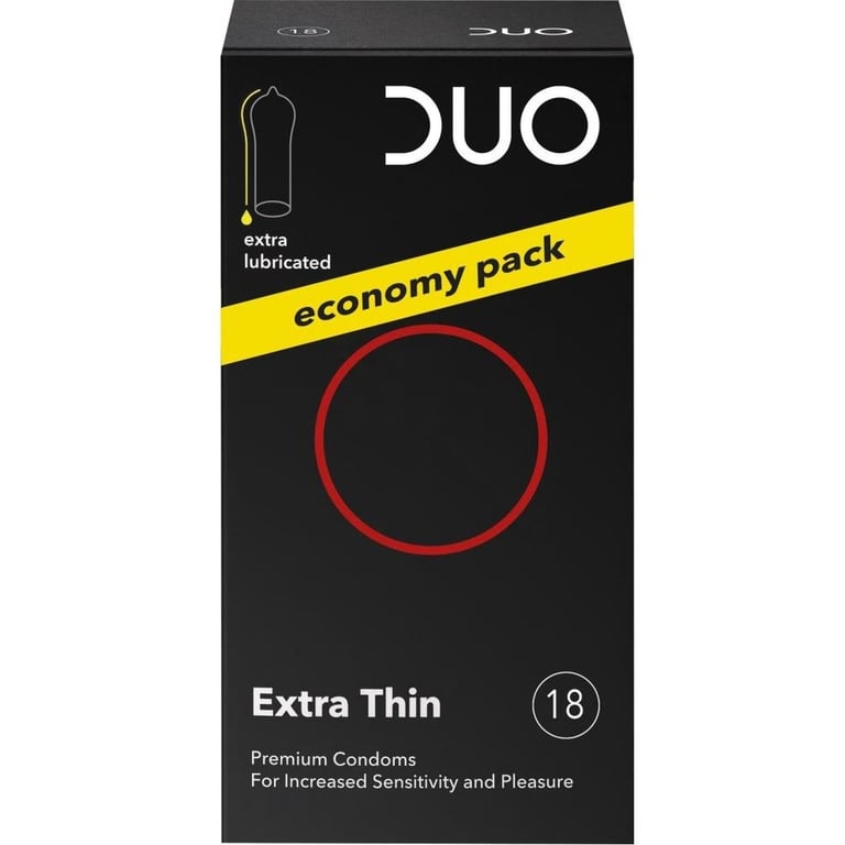 DUO Extra Thin Condoms 12 Pieces