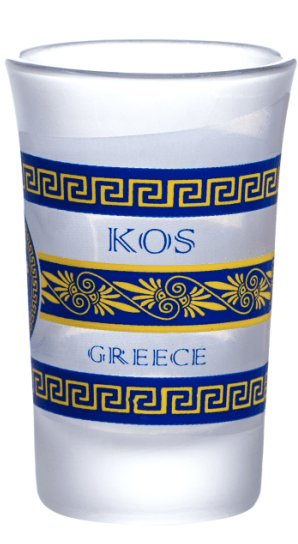 Kos Paper Shot Glass Matte Tall