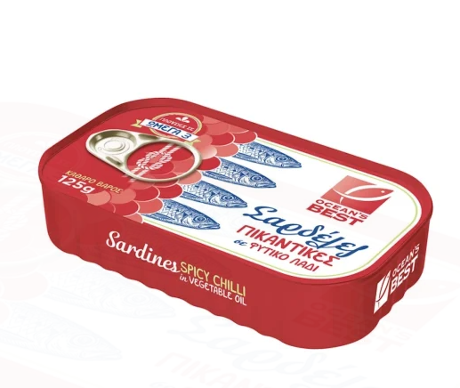 OCEAN'S Best Sardines in Soybean Oil 125g