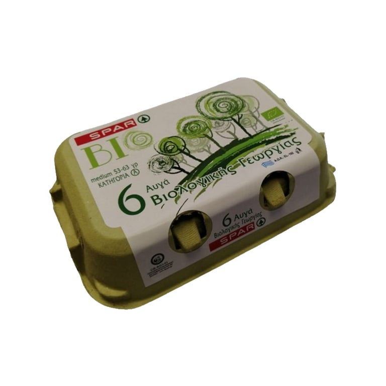 Spar 6 Organic Eggs Category A