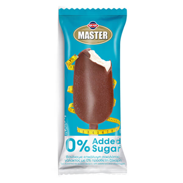 ΚΡΙ ΚΡΙ Master 0% Sugar Vanilla Chocolate Ice Cream Stick 75g