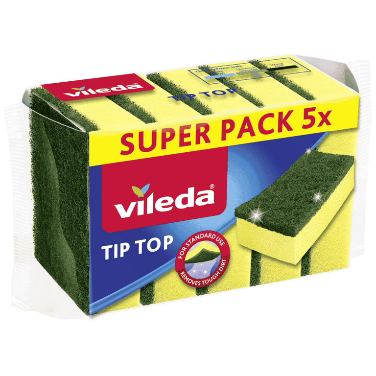 Vileda TipTop Sponges 5pcs