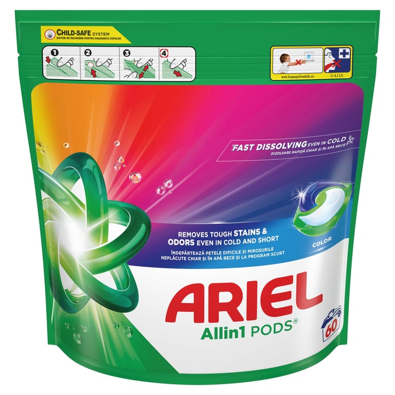 Ariel All in1 Color Laundry Pods 60pcs