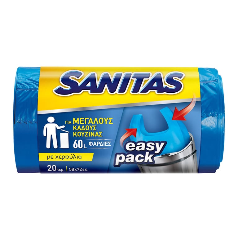 Sanitas Garbage Bags Easypack Large 20pcs