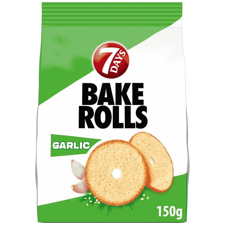 Bake Rolls Garlic 150g