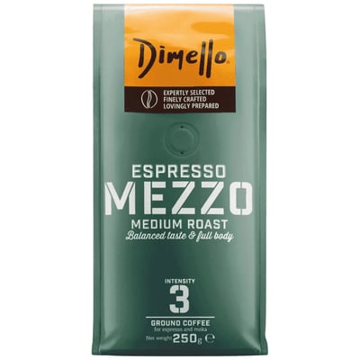 Dimello Mezzo Espresso Coffee 250g
