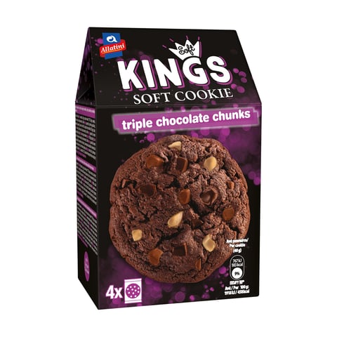 Αλλατίνη Soft Triple Chocolate Cookies
