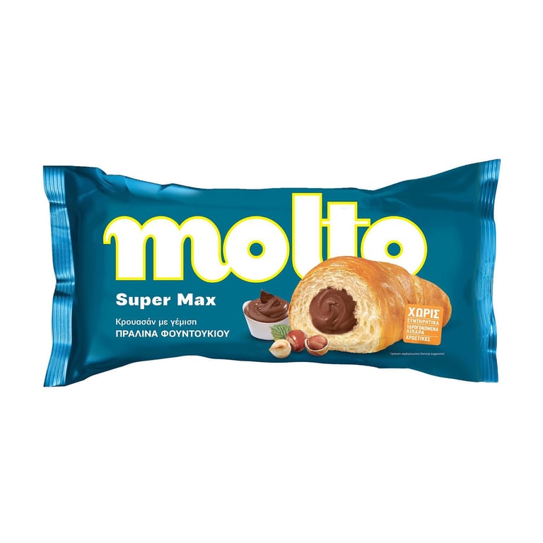 Molto Hazelnut Praline Croissant 130g