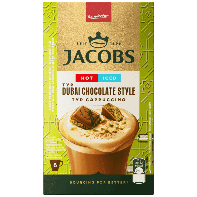 Jacobs Cappuccino Dubai Chocolate Style 8pcs