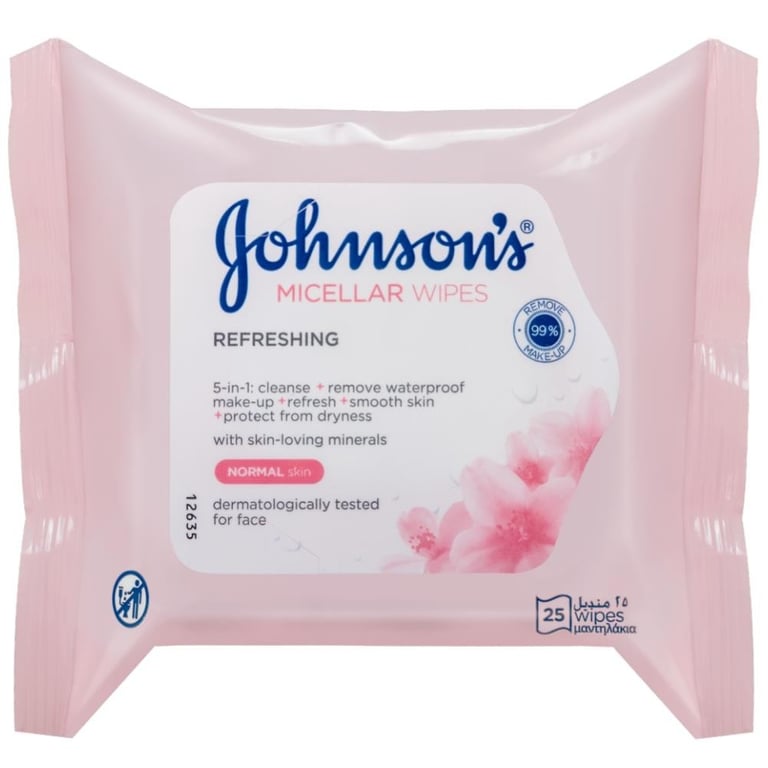 JH Face Care Wipes Normal 25x6