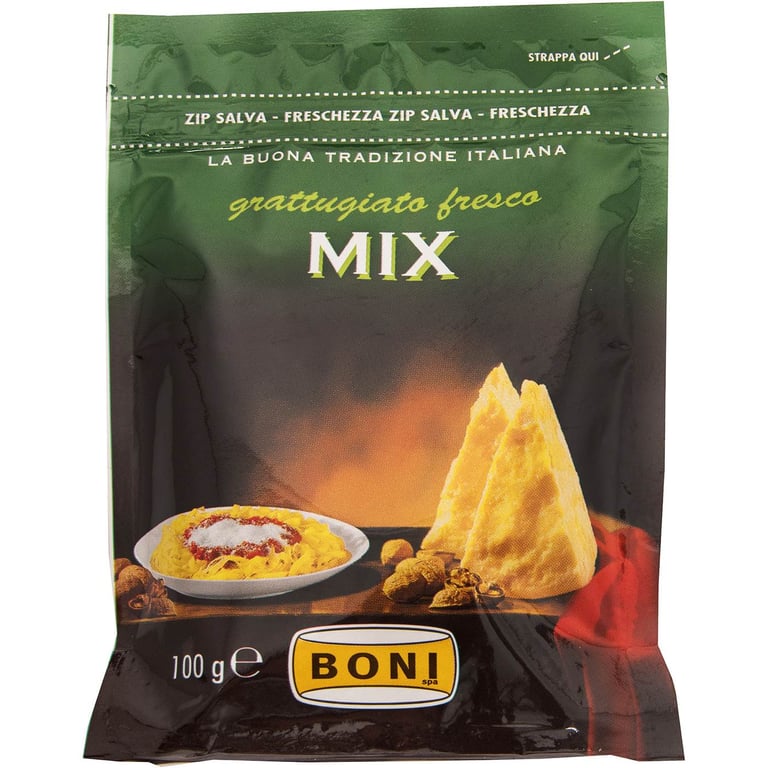 Boni Grated Mixed Hard Cheeses 100g