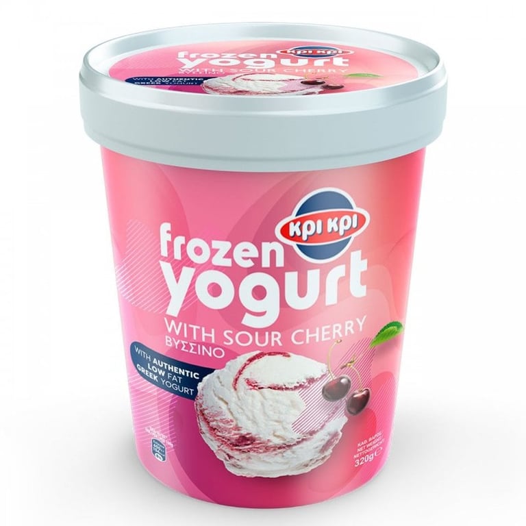 ΚΡΙ ΚΡΙ Frozen Yogurt Cup Sour Cherry 500ml