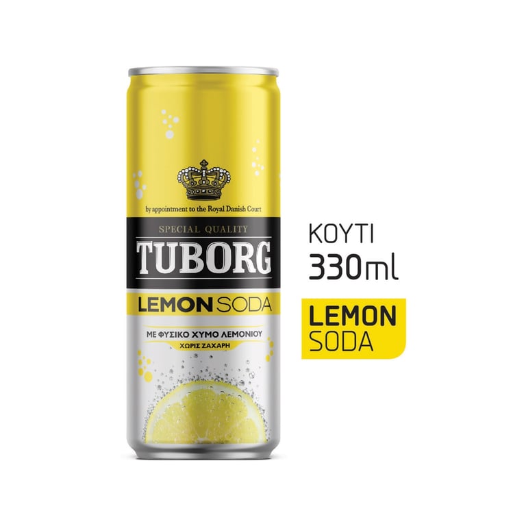 Tuborg Lemon Soda 330ml