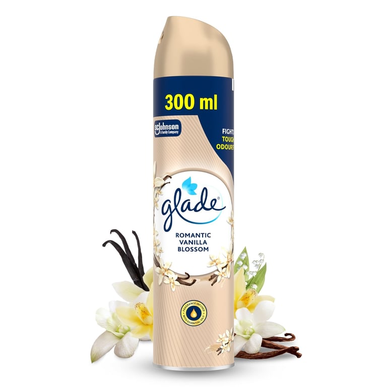 Glade Aerosol Romantic Vanilla Blossom 300ml