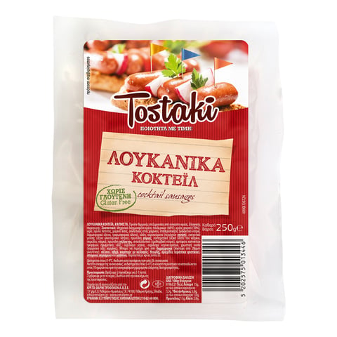 Creta Tostaki Cocktail Sausages Gluten-free 250g