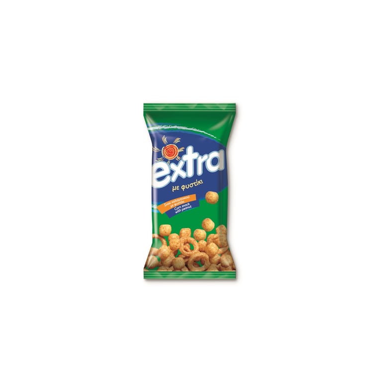 Extra Corn Snack with Peanuts 85g