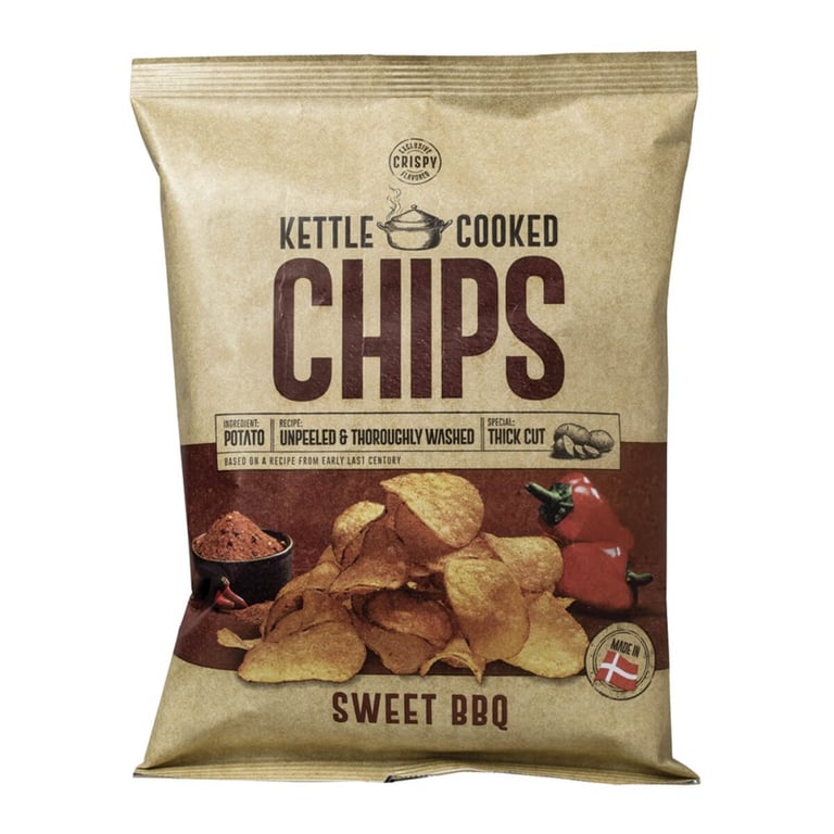 Kettle Cooked Chips Sweet Barbeque 150g