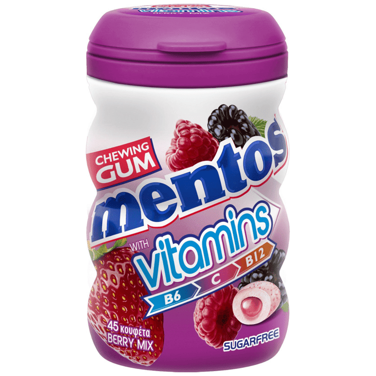 Mentos With Vitamins Berry Sugar-free Big Bottle