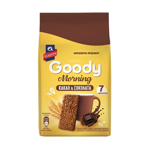 Αλλατίνη Goody Cocoa Chocolate Biscuits 160g