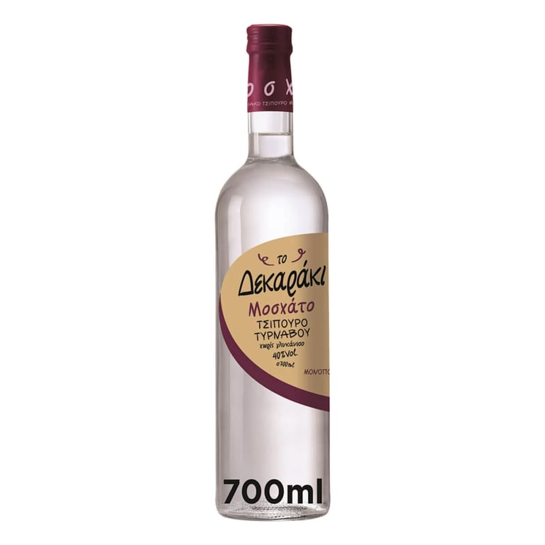 Δεκαράκι Tsipouro Without Anise 40% 700ml