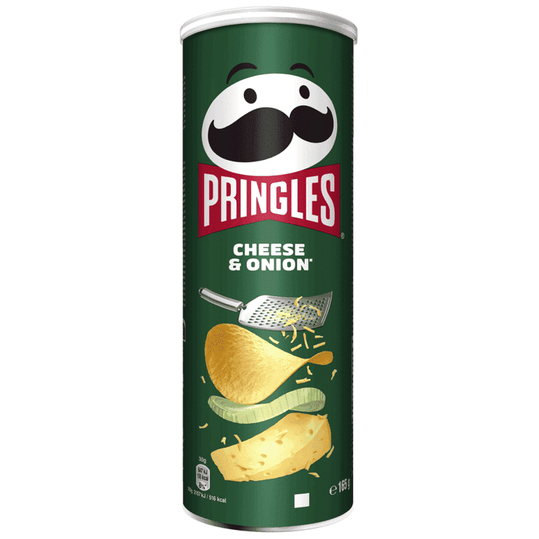Pringles Cheese & Onion Chips 165gr