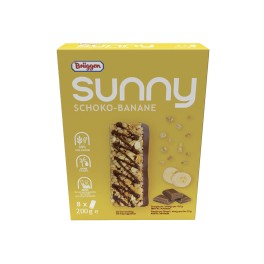 Brüggen Sunny Choco/Banana Muesli Snack Bar 25g x8