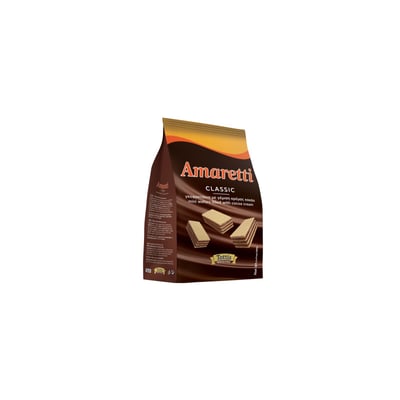 Amaretti Wafer Cookies with Cocoa Cream 125g