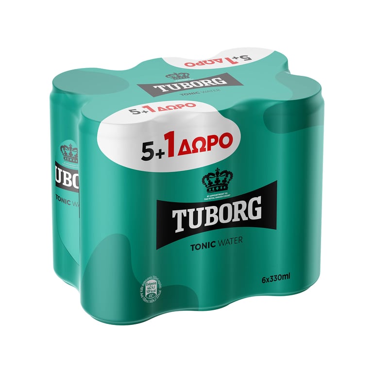 Tuborg Tonic Water 330ml x6