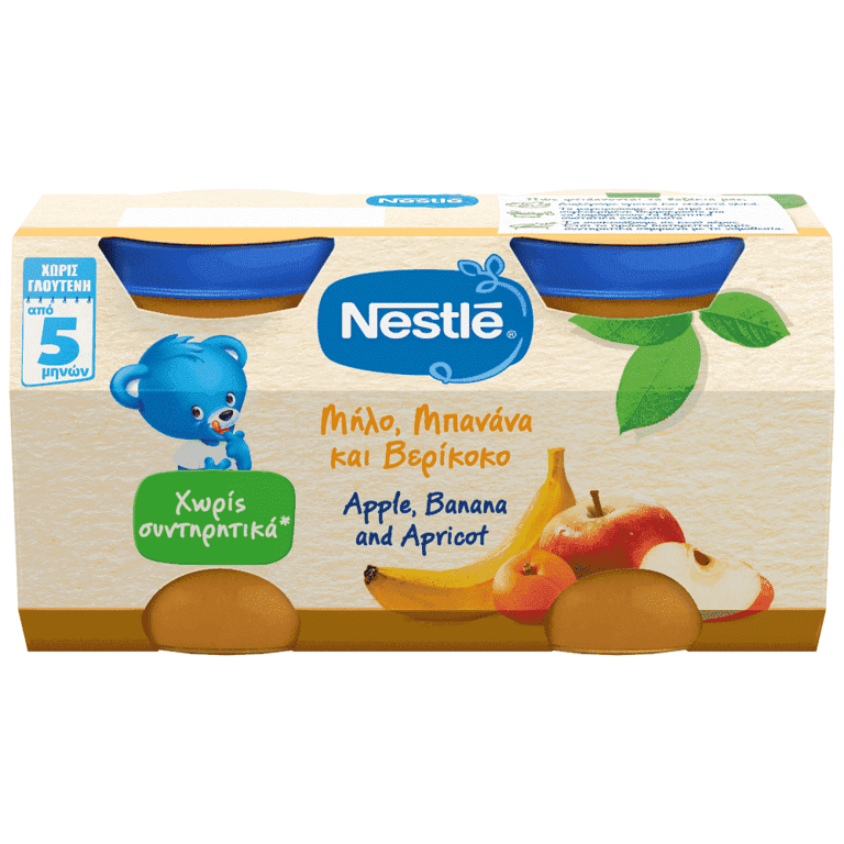 Nestlé Apple Apricot Banana 2x125g