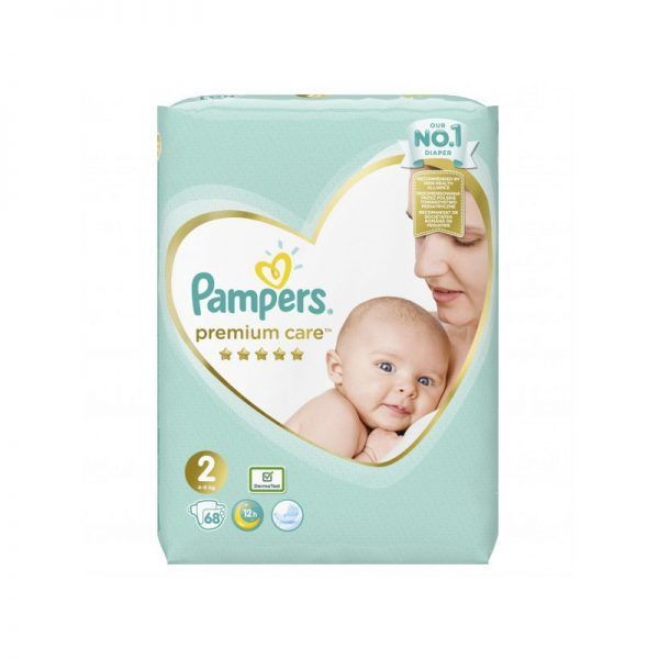 Pampers Premium Care No2 4-8kg 68 Pcs