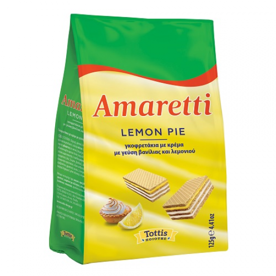 T. Amaretti Lemon PIE Σακουλ 125γρ *12