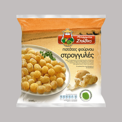 Μπάρμπα Στάθης Barba Stathis Round Potatoes Frozen 1kg