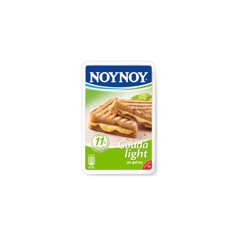 Νουνού Gouda Light 11% Cheese Slices 175g