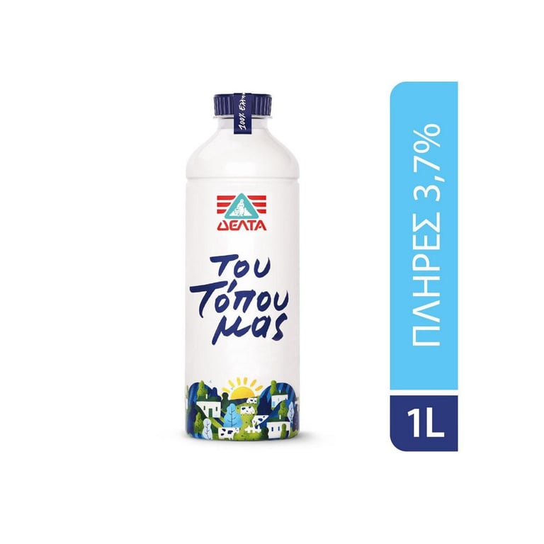 Δέλτα TOU Topou MAS Milk 3.7% UHT 1L