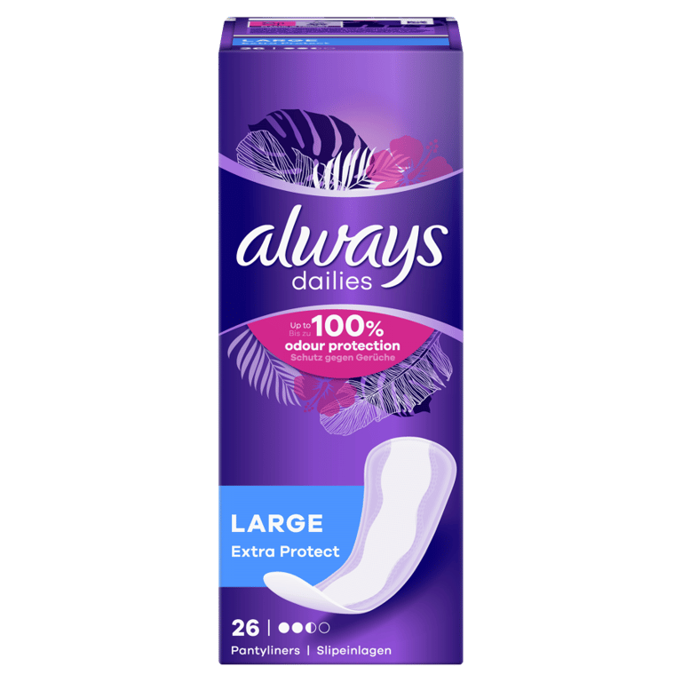 Always Xprotect Large Panty Liners 26pcs
