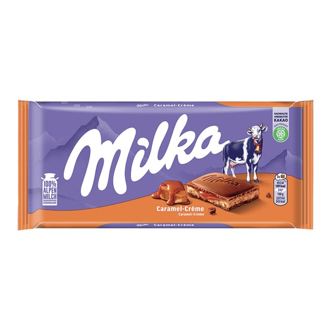 Milka Chocolate with Caramel 100g