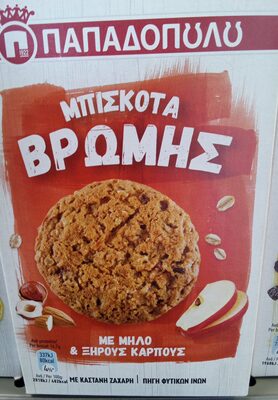 Παπαδοπουλου 150G Nutries Βρωμης ΜΕ ΜΗΛΟ/ ΞΗΡ Καρπ