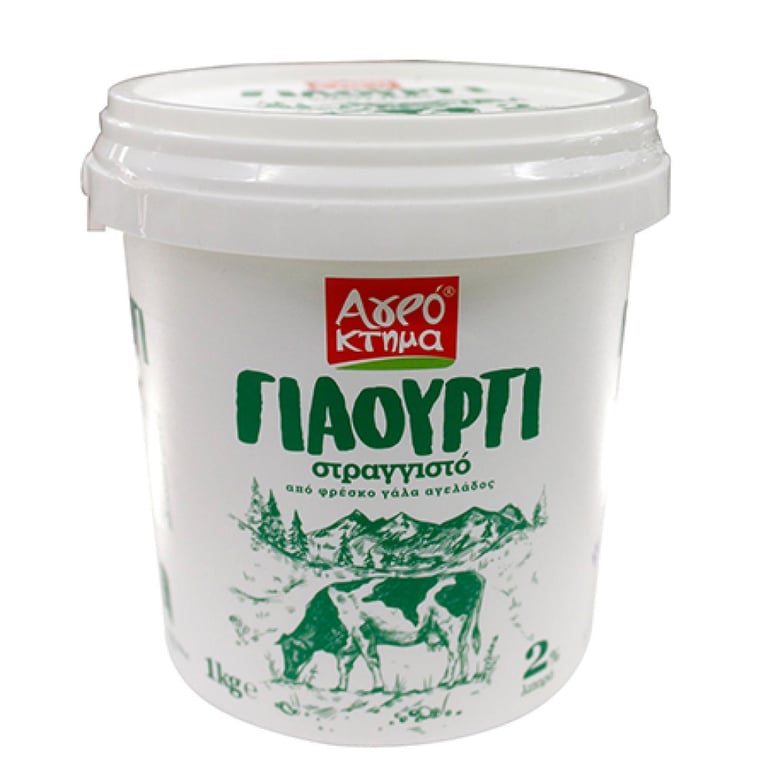 Αγροκτημα Greek Strained Yogurt 2% Fat 1kg