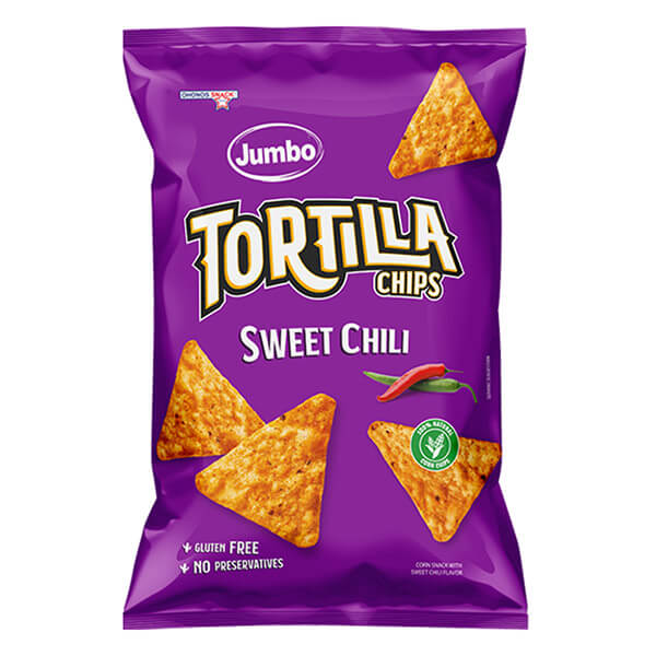 Jumbo Tortilla Chips Sweet Chili 100g