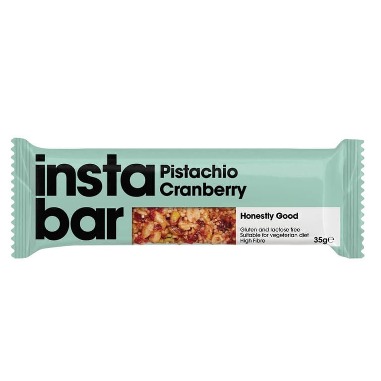 Insta Bar Cranberry Almond Honey Bar Gluten Free
