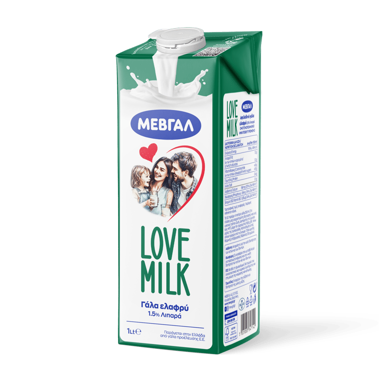 Μεβγαλ Love Milk 1.5% Fat 1L