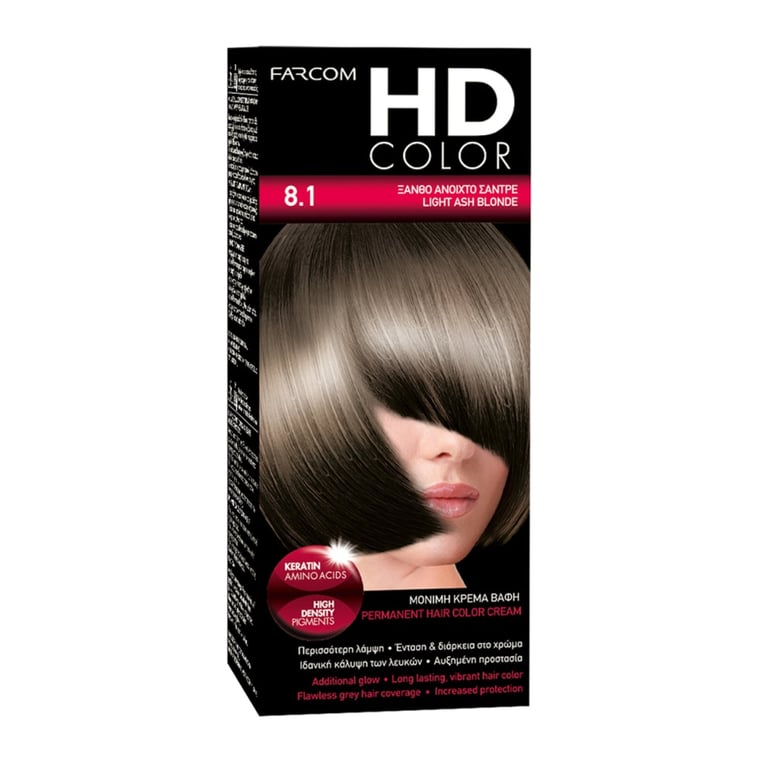 HD Hair Color N.8,1 Light Blonde 60ml