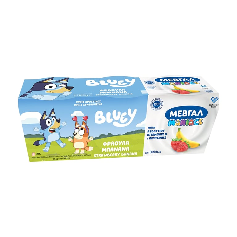 Μεβγαλ Bluey Kids Yogurt strawberry/banana