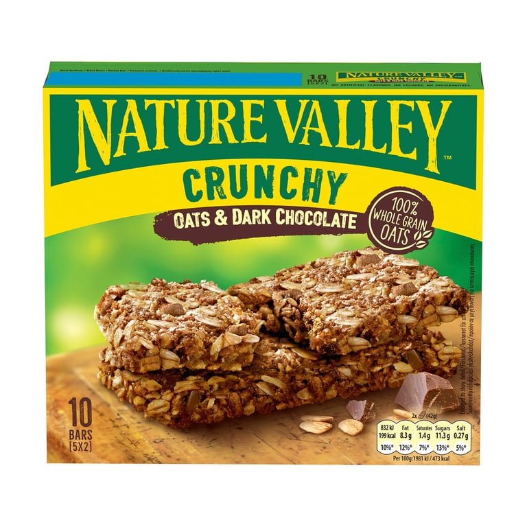 Nature Valley Crunchy Oat Dark Chocolate 5x42g