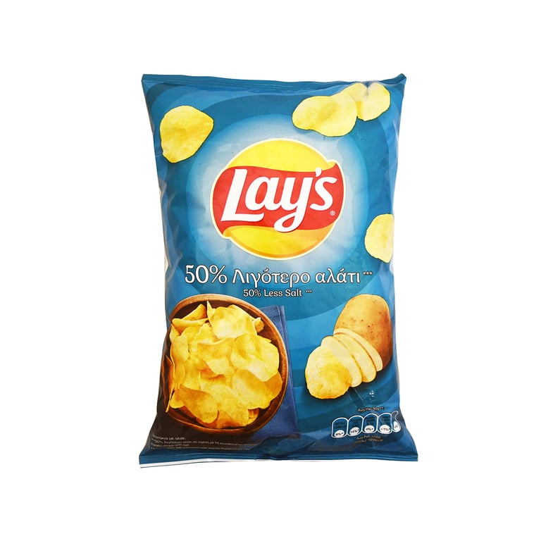 LAY'S Chips 50% Less Salt 120g