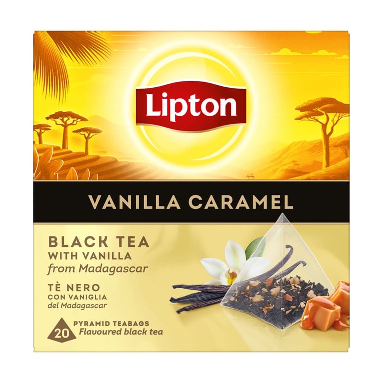 Lipton Vanilla-Caramel Pyramid 20 Pcs