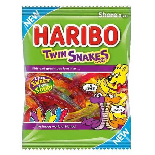 Haribo Twinsnakes Gummies 175g