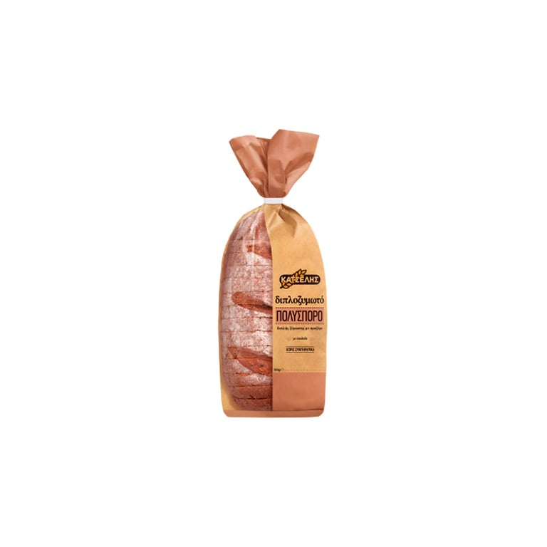Κατσελης Double-fermented Multigrain Sourdough Bread Sliced 500g