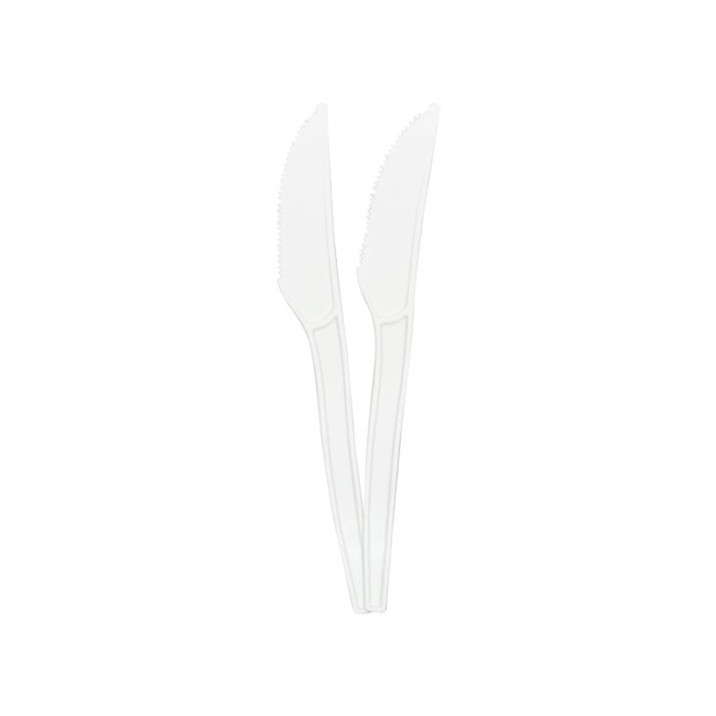 Κοκλικο Disposable Knives White 10pcs